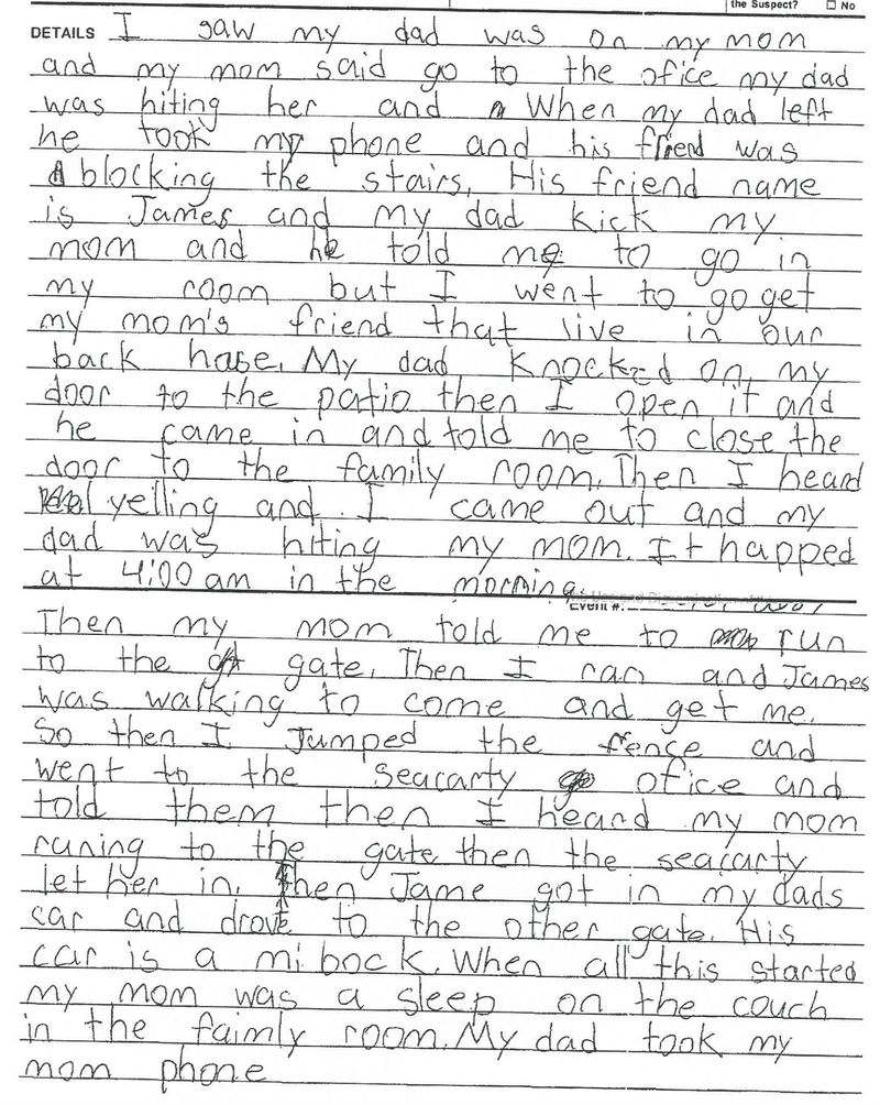 Illustration for article titled Here's Floyd Mayweather's Son's Note Telling How His Dad Beat His Mom